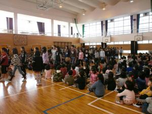 5年生退場の様子
