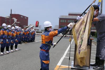 表彰　自動車ポンプ