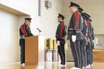 新団長より辞令交付