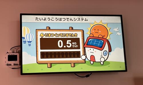 志免東保育園太陽光発電モニター