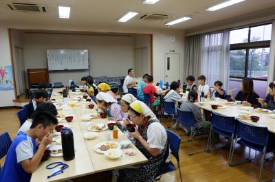 夕飯の様子3