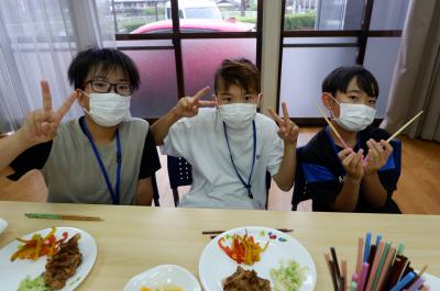 夕飯の様子6