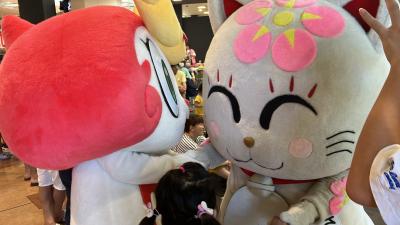 戯れるシメッチャ