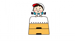 跳び箱とぶ男の子