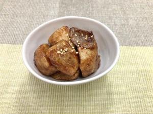 エリンギと里芋の甘辛揚げ