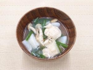 ささみと山芋のスープ