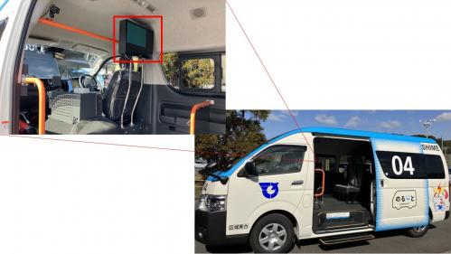 車内デジタルサイネージ