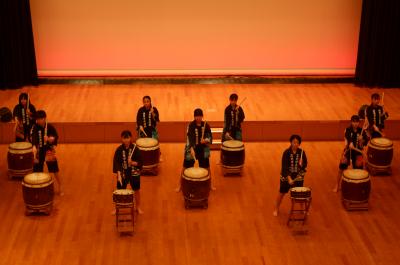 志免中学校太鼓部演奏