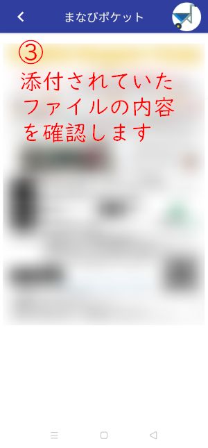 ファイルが直接開くので内容を確認します
