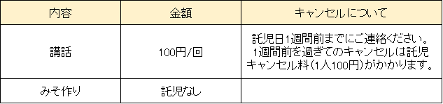 託児料