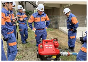 訓練写真　中継地無線