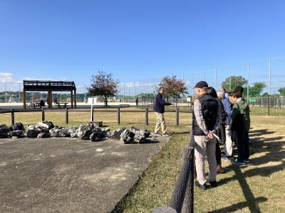 石炭の説明の様子