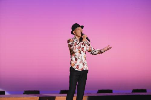 木山氏のソロコンサートの様子