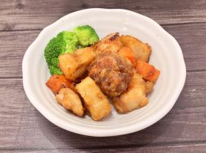 鶏肉とれんこんの甘酢炒め