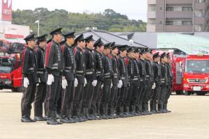 消防団小隊訓練