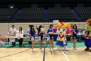 照葉スポーツフェスタの志免町のブースの様子