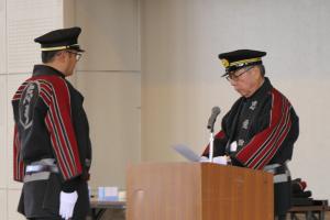団長辞令交付